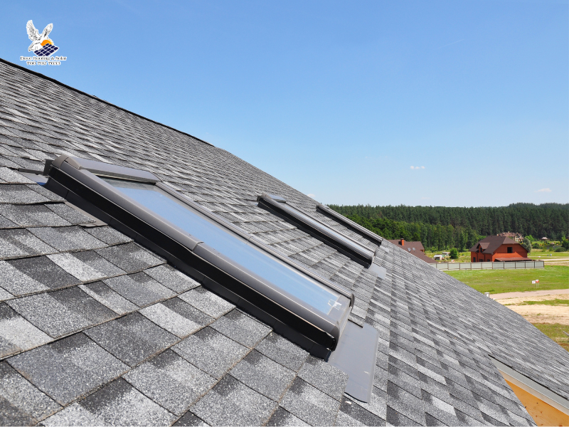 skylight in tiled roof