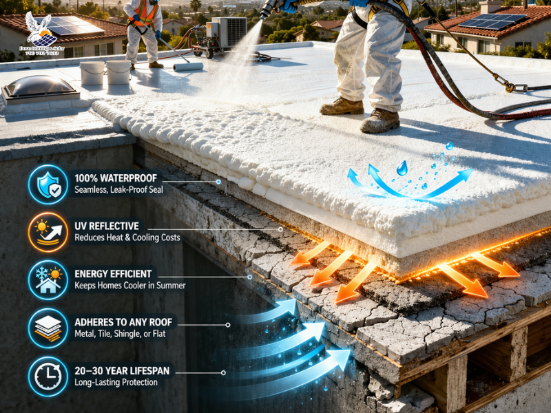 spray foam roofing Perris CA spray foam roofing Perris CA