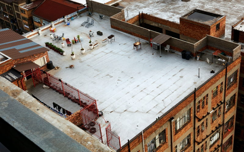 flat roof