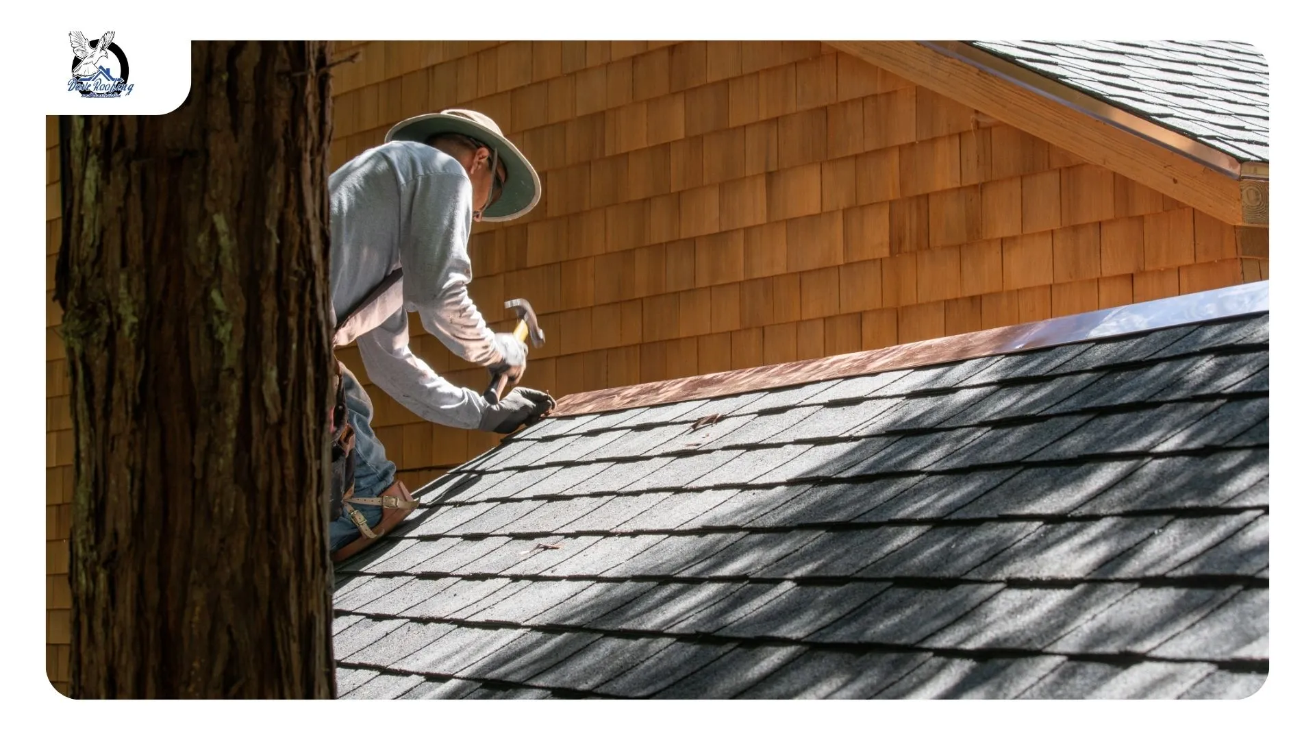 New tile roof installation on a Desert Hot Springs home below the San Jacinto Mountains