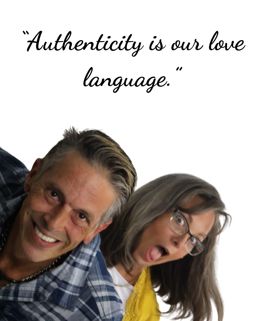 Authenticity is our love language — Matt and Dina