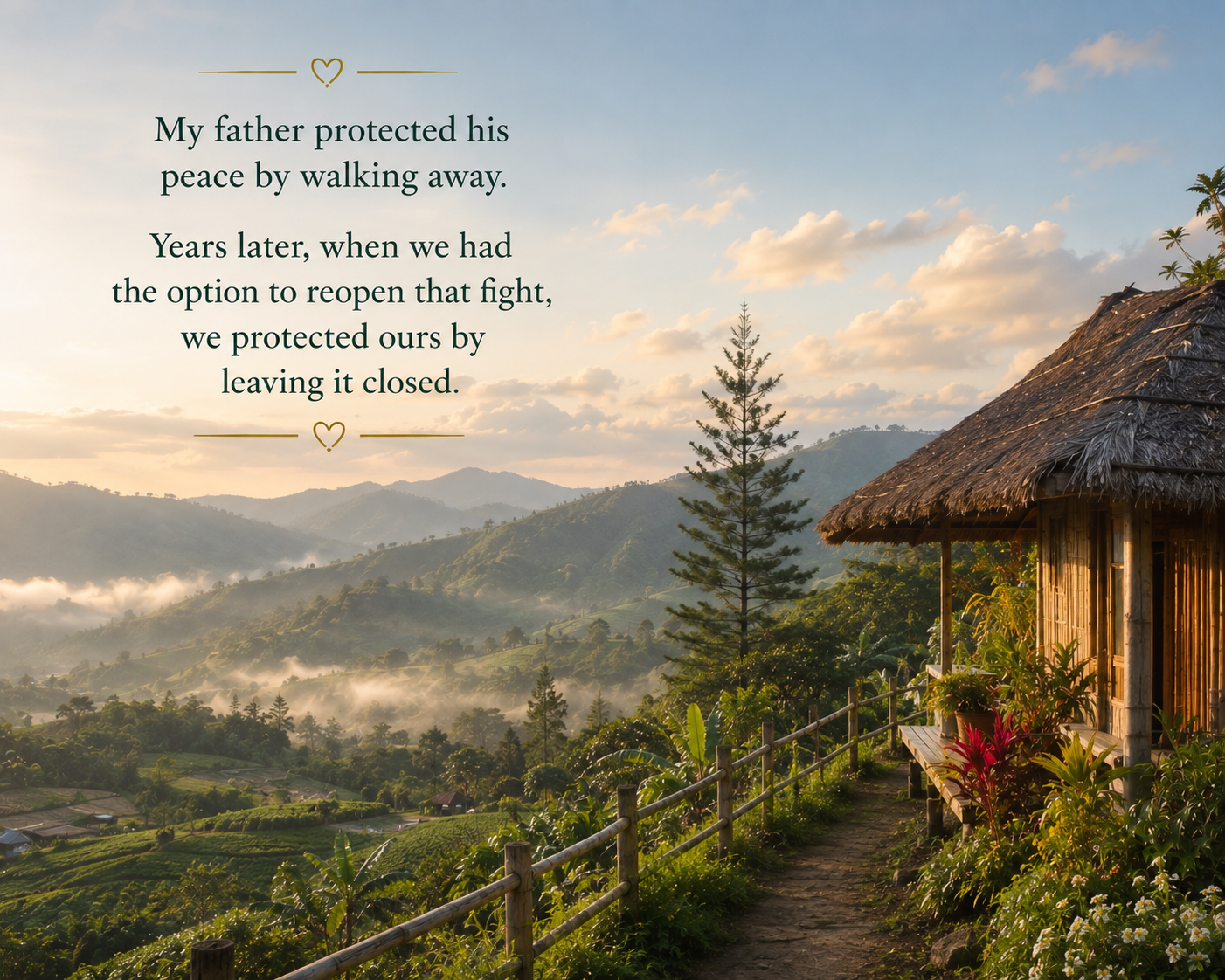 My Father Walked Away From Land