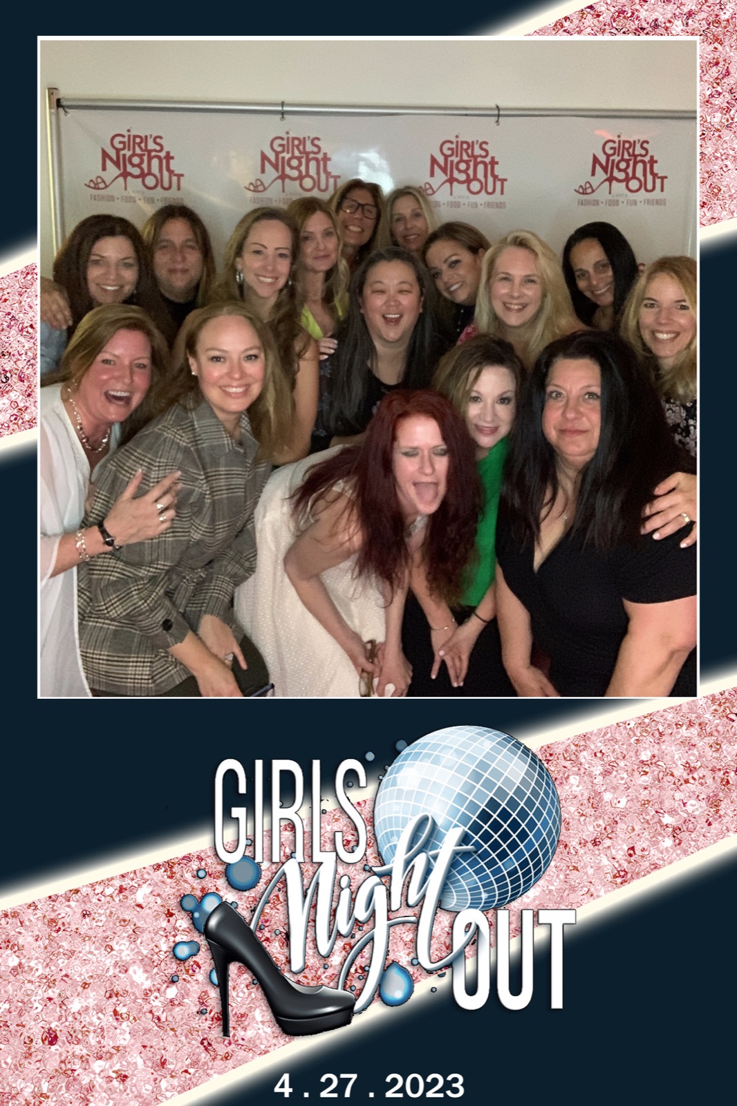 Branded corporate photo booth print