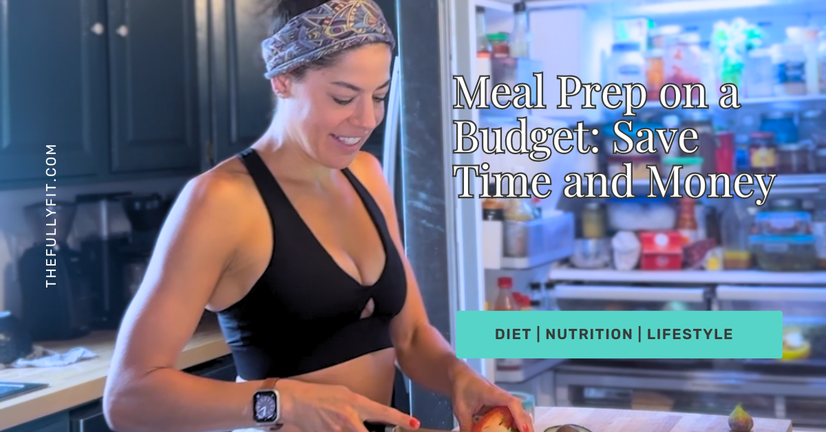 meal prep on a budget banner meal prep on a budget banner
