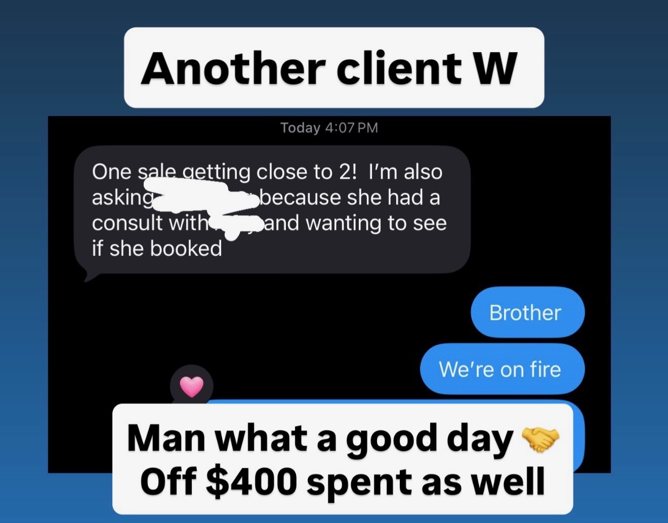 Client win