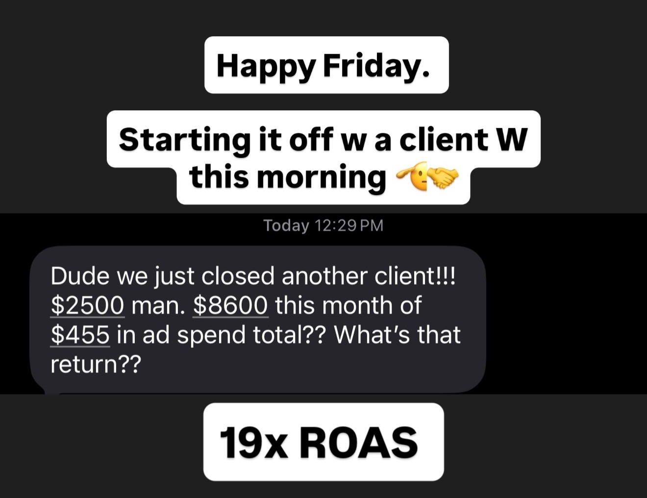 Client win