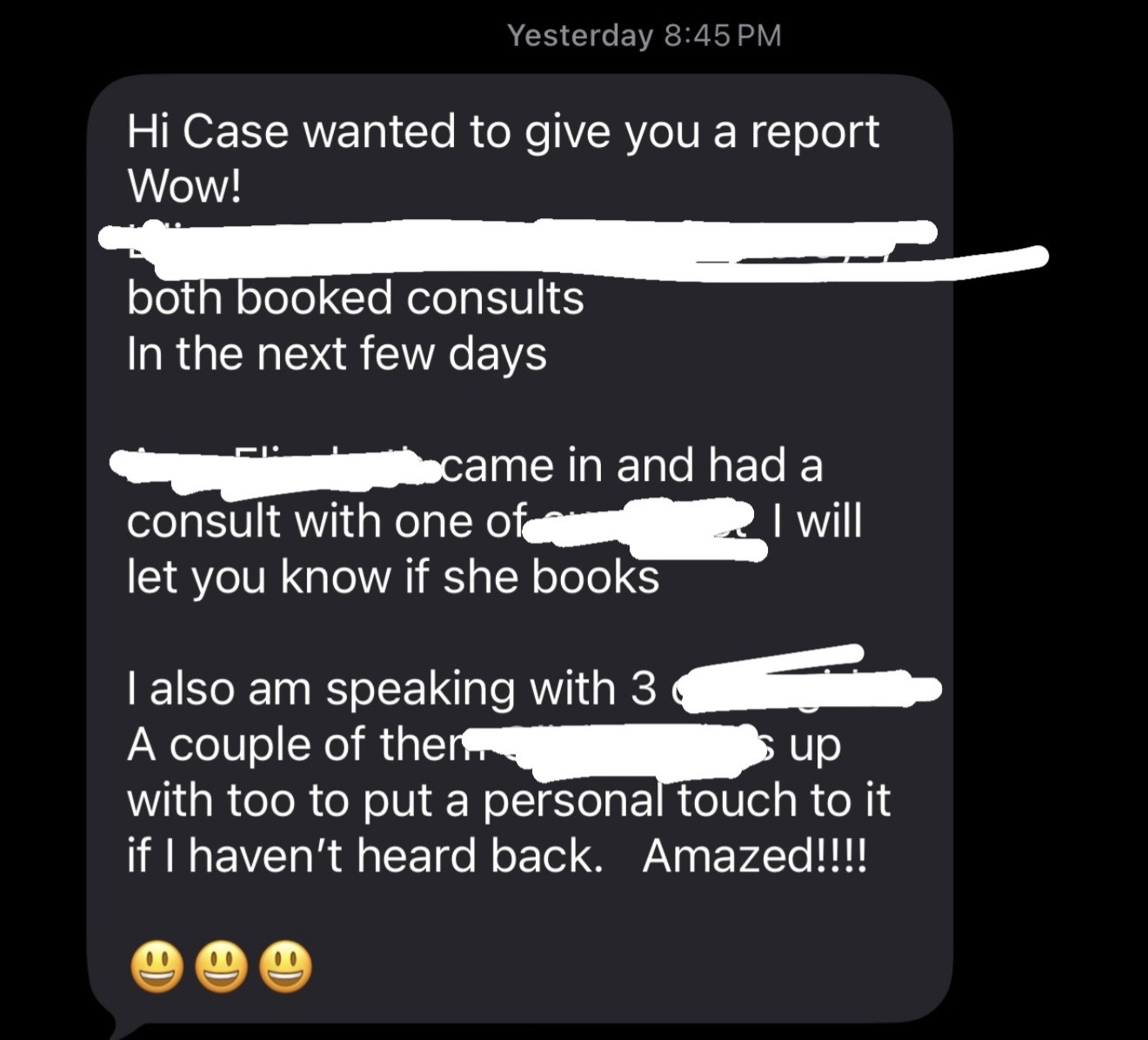 Client win