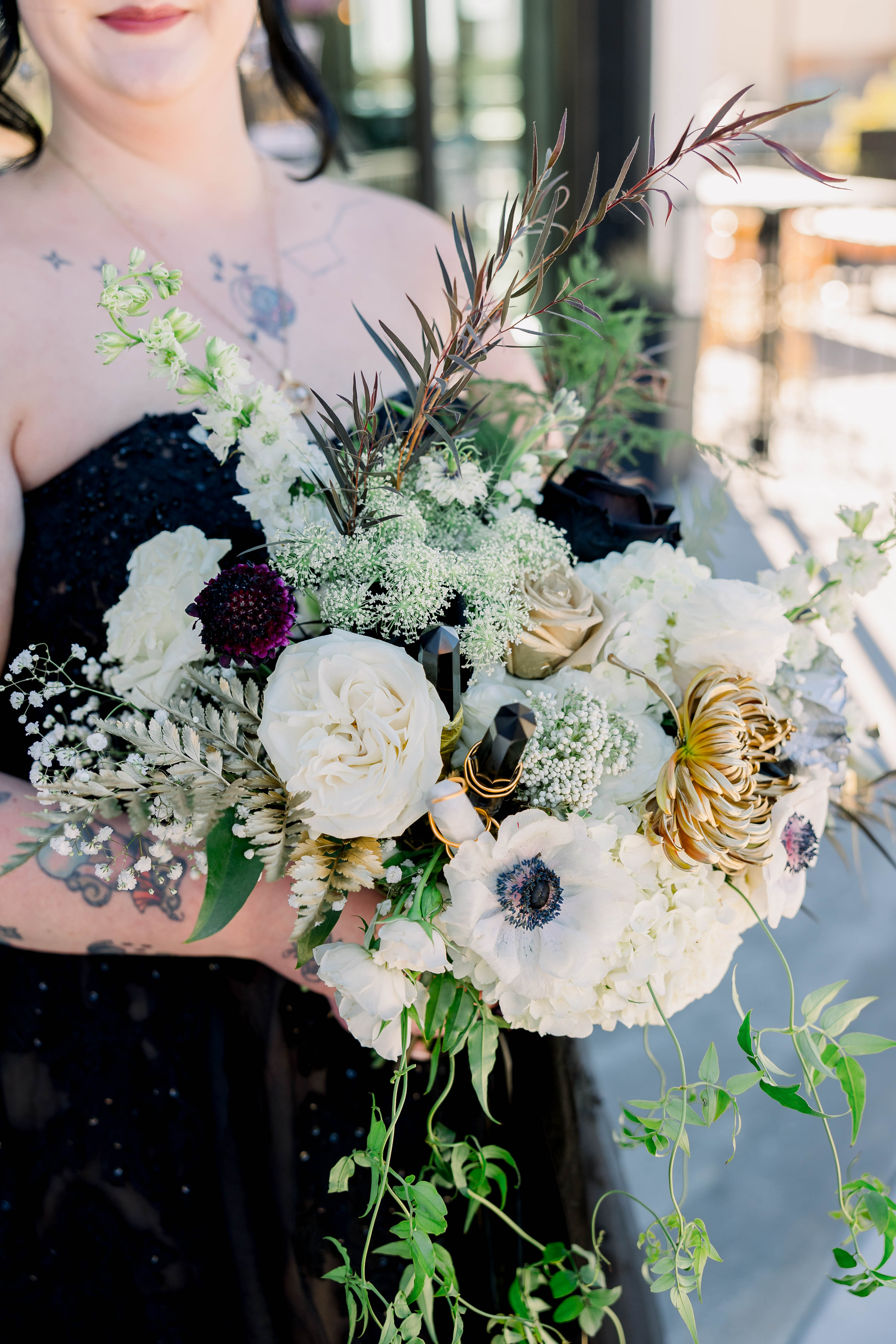 Artistic floral arrangement by Andrea Robertson