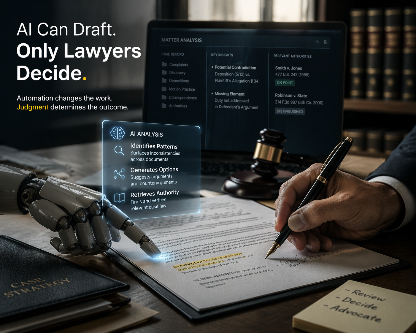  General AI and Legal-specific AI 
