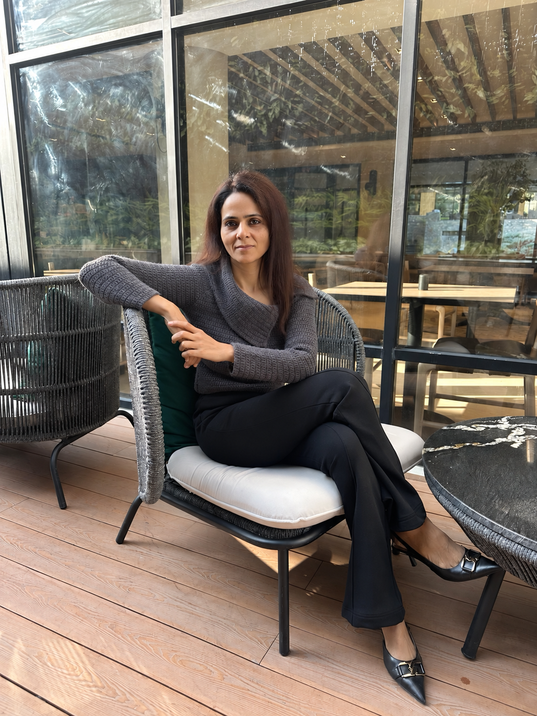 Sonia Khera, therapeutic yoga coach for women 40+