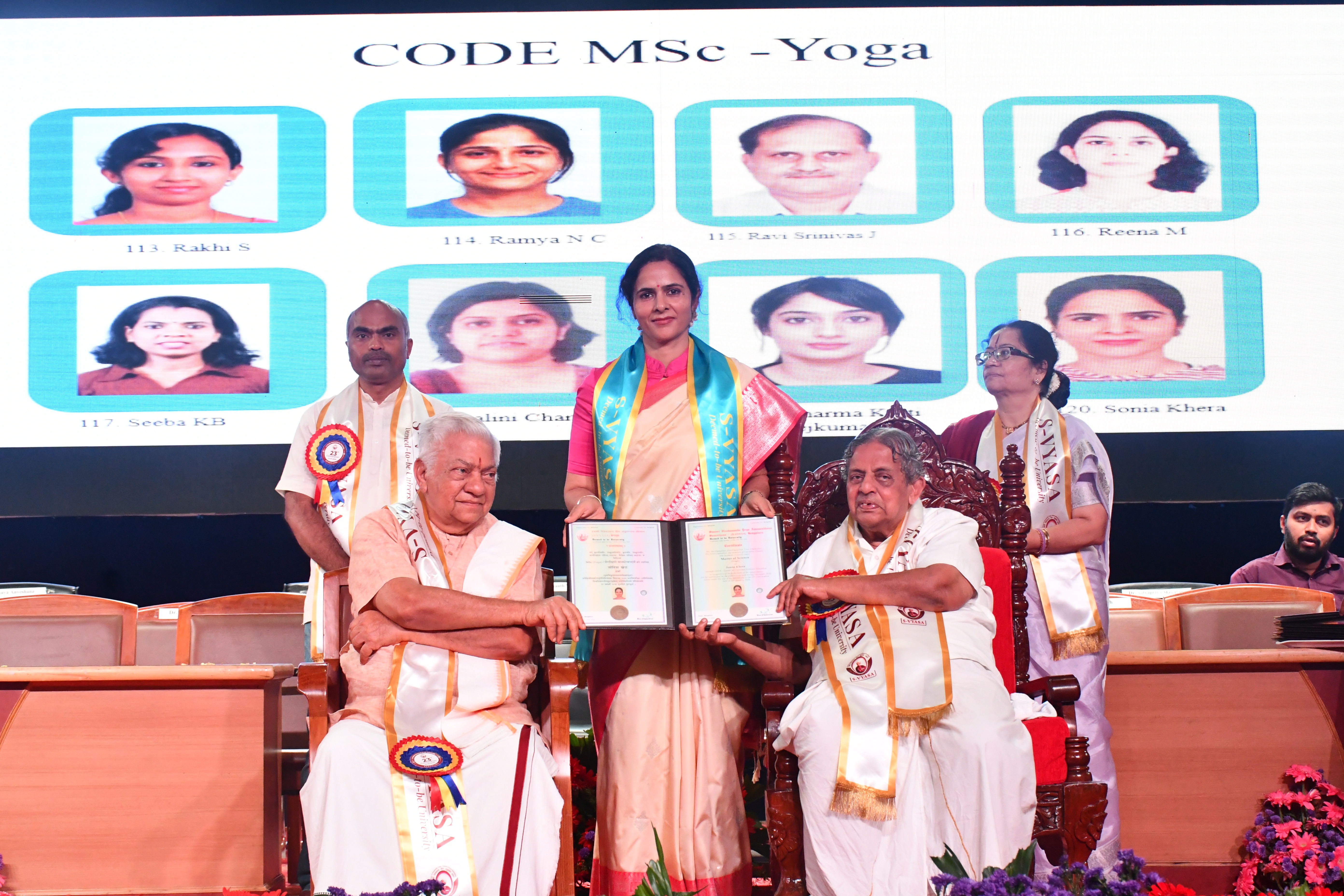 Sonia's certificate