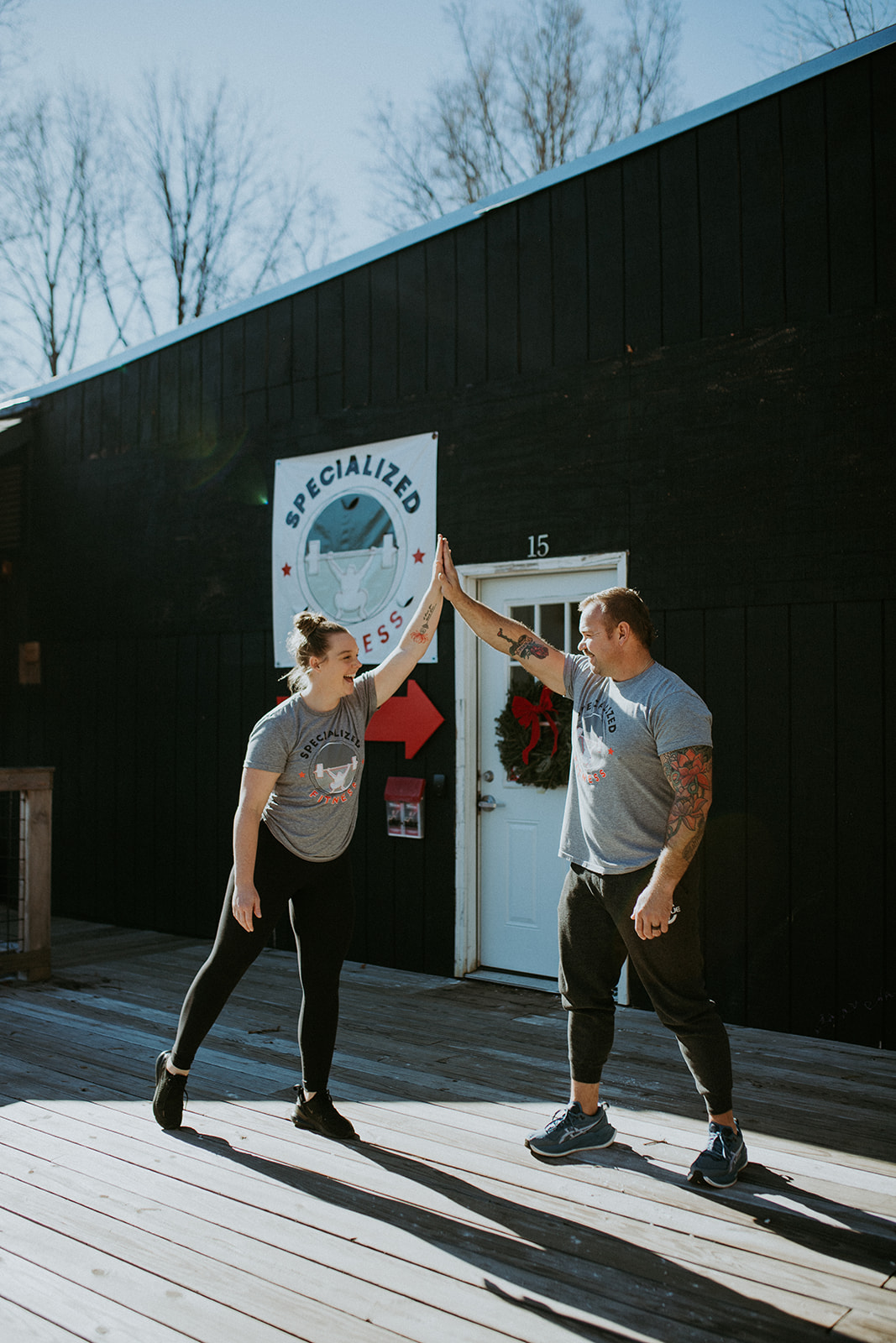Weight training at Specialized Fitness NC