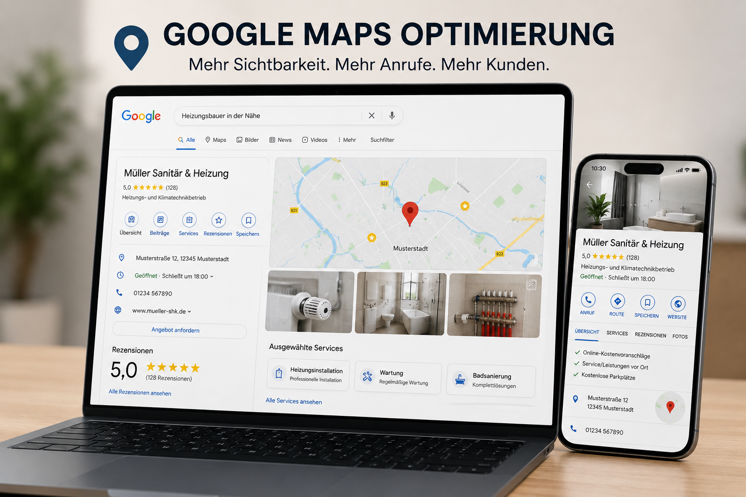 Google Maps Optimierung für Handwerker