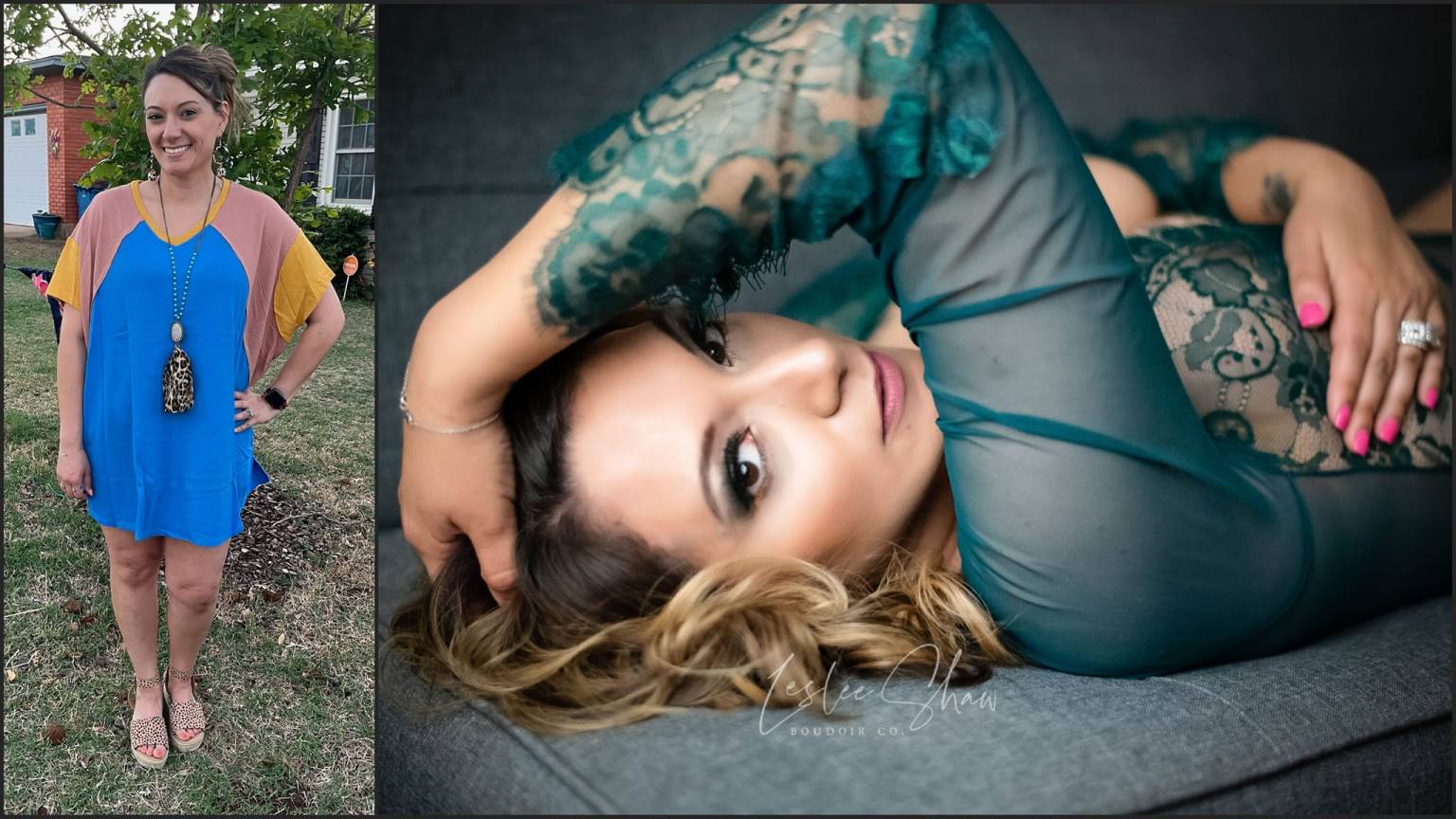 boudoir before and after