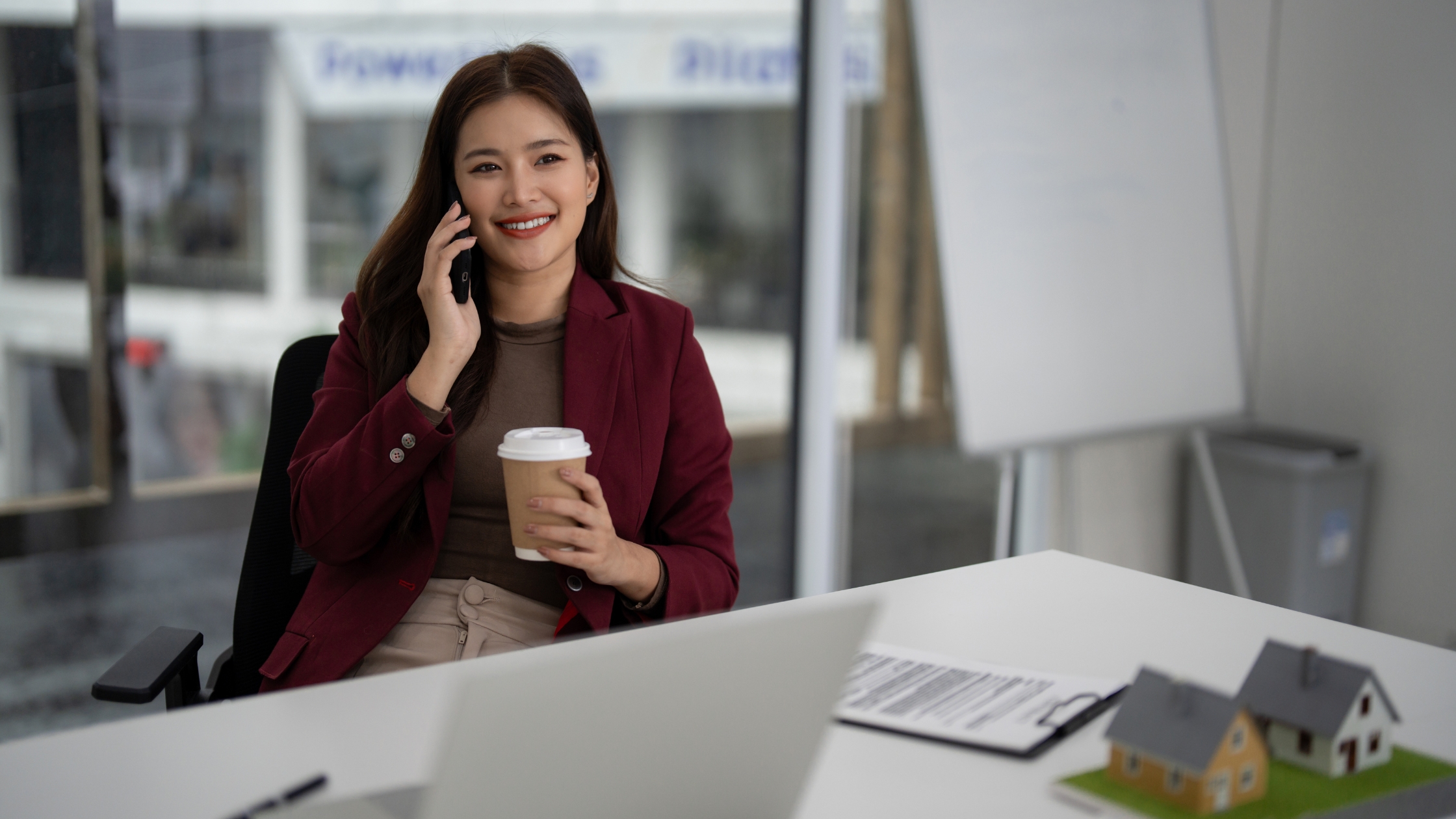 Branded real estate marketing materials for social media