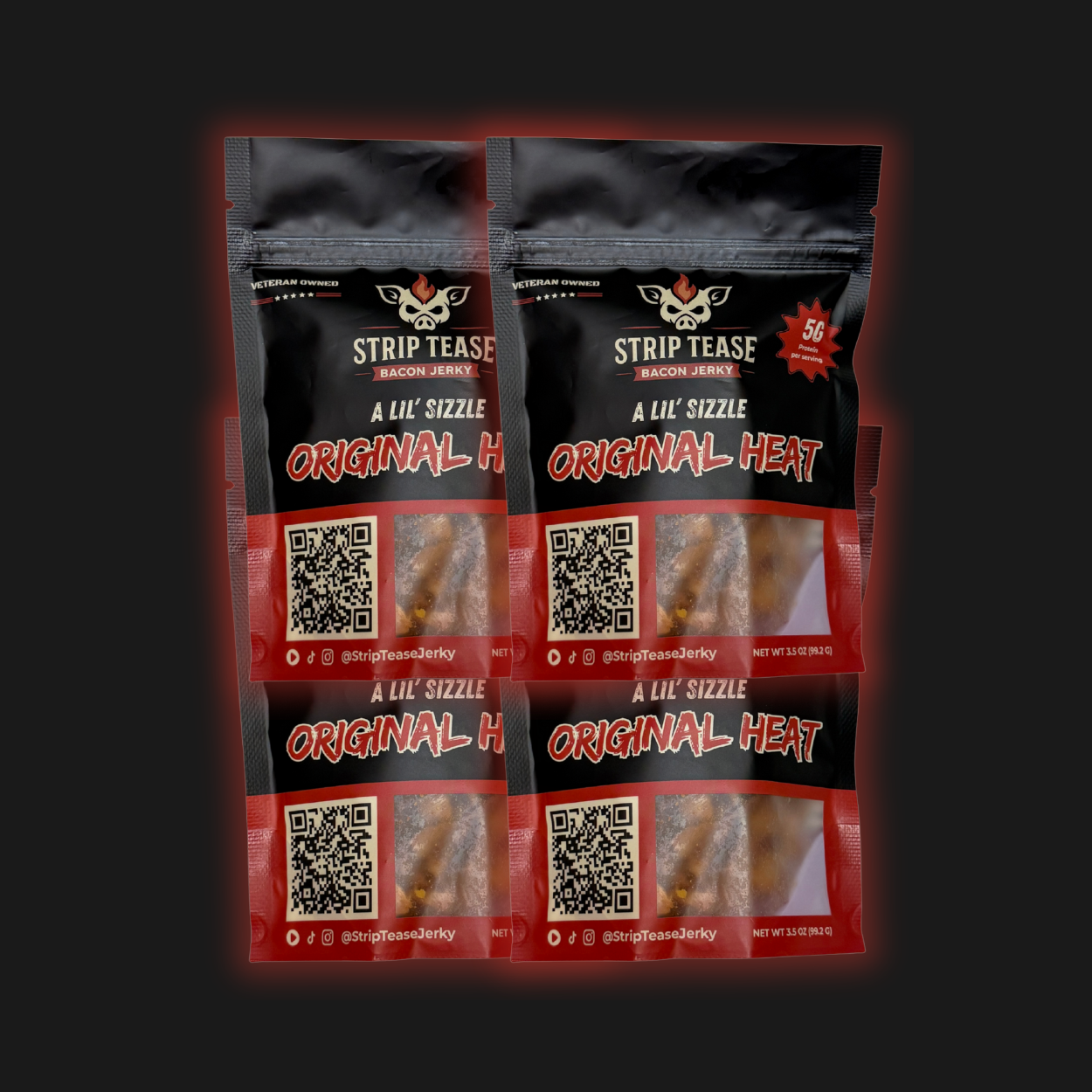 Four Play bundle, Average Size 3.5 oz bags
