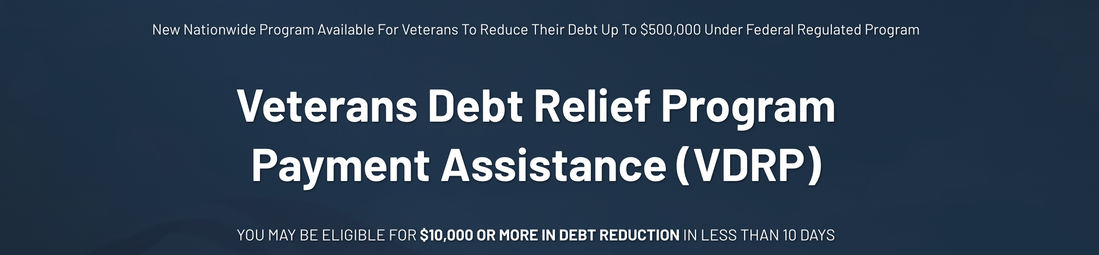 American Debt Relief Debt Relief Assistance Available For Veterans