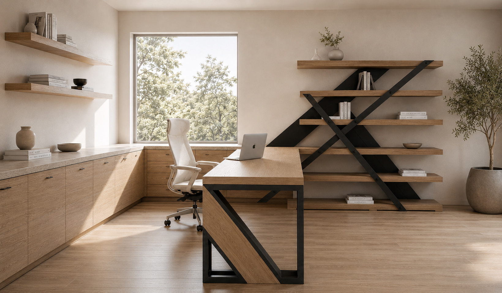 Paul Rene furniture as art for a Silverleaf residence