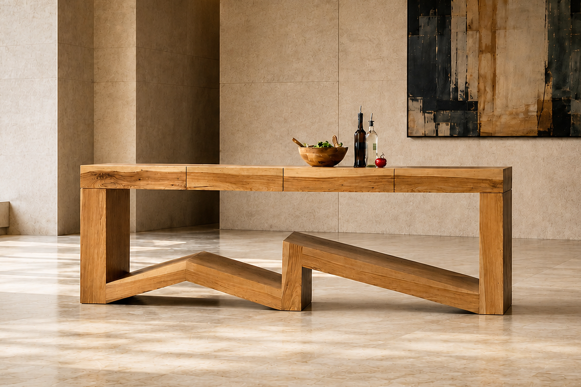 Paul Rene sculptural console