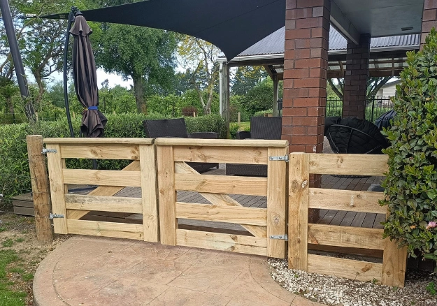 Newly Built Timber Gate