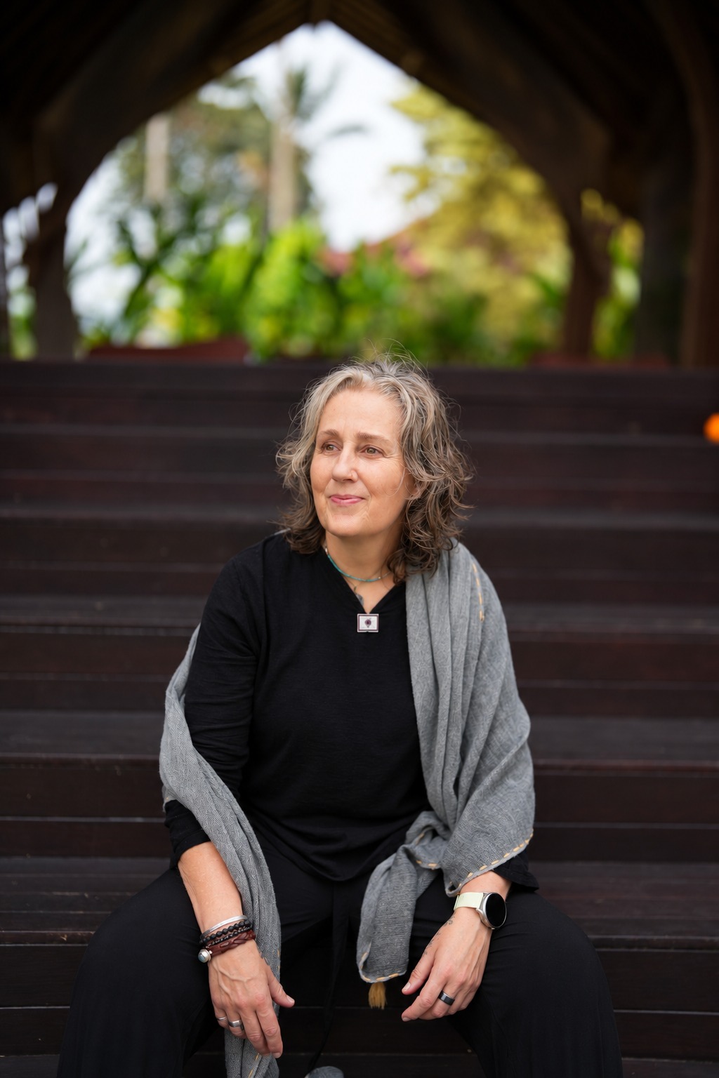 Lily Alan by a stream, hypnotherapist for overcoming anxiety