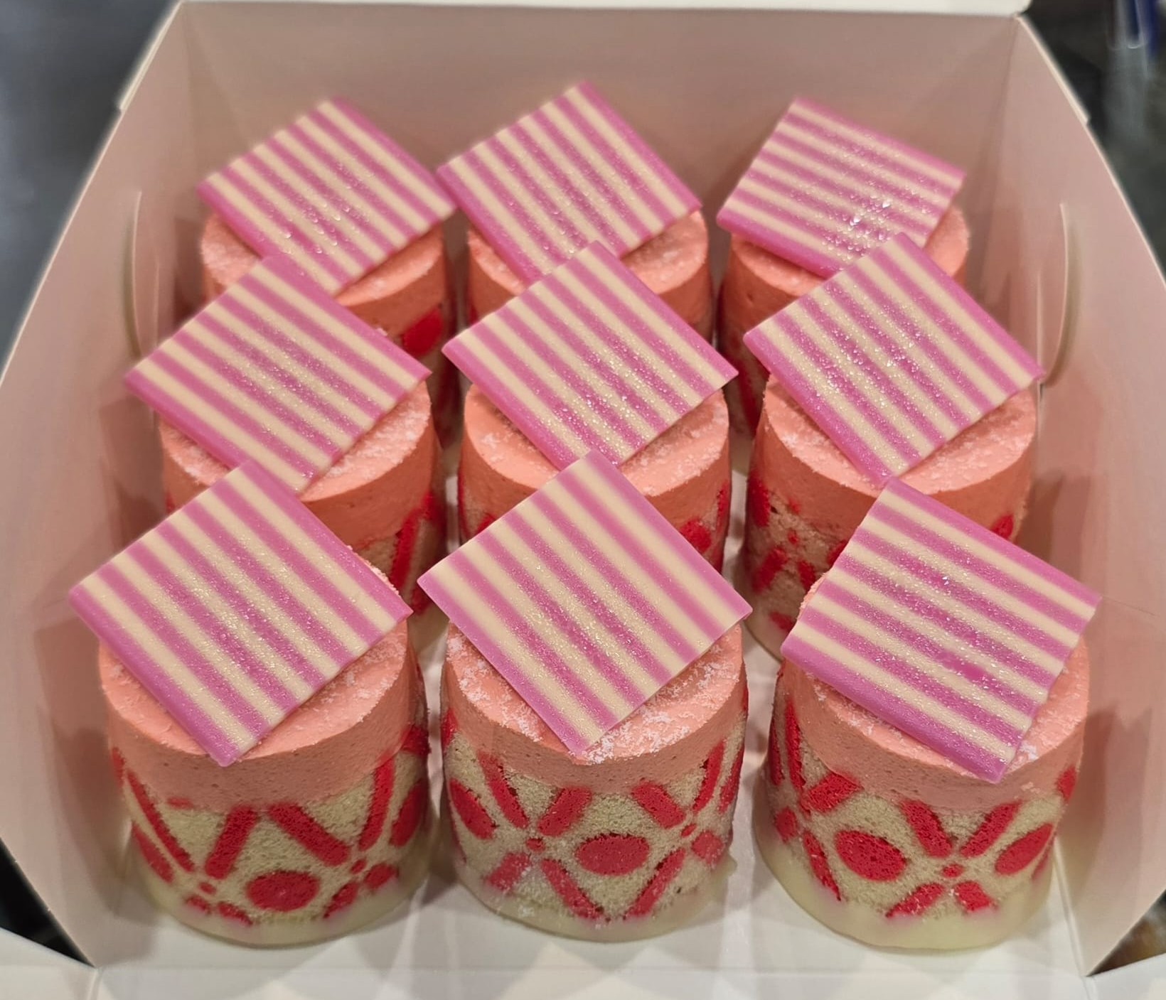 Madders Brothers 9 piece petit four box