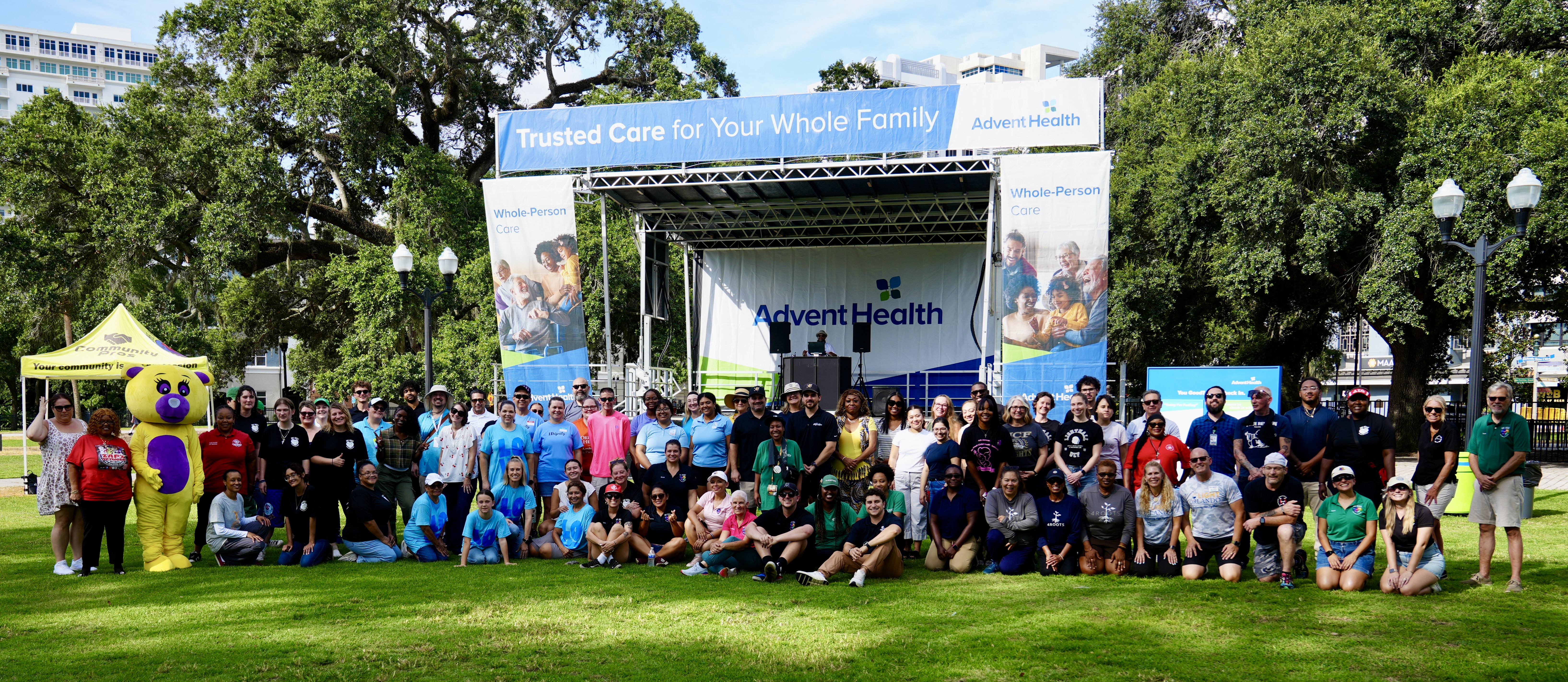 One Heart partners and community supporters working together to serve Central Florida families