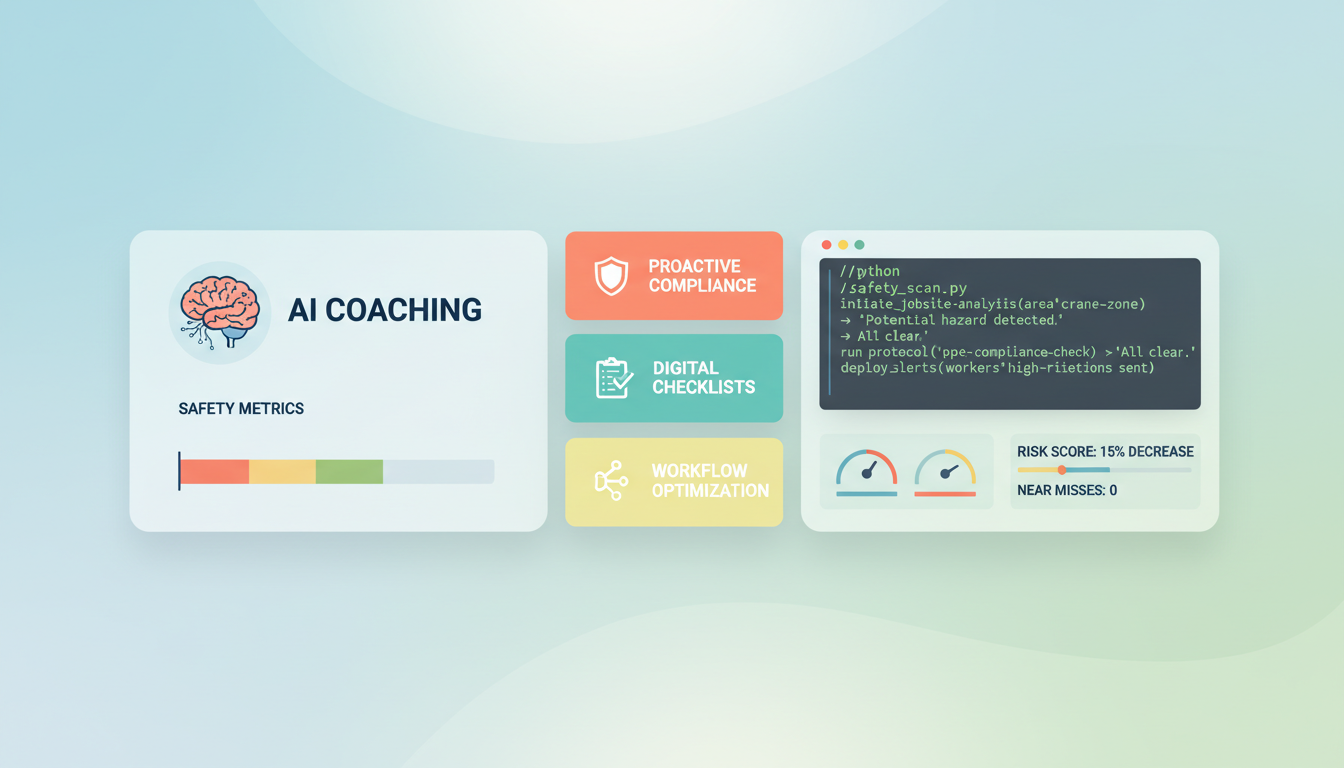 AI-Powered Jobsite Safety Coaching: What Proactive Compliance Really Means