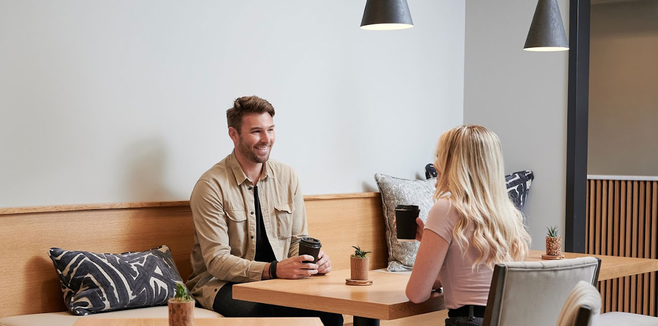 Woman holding invisalign