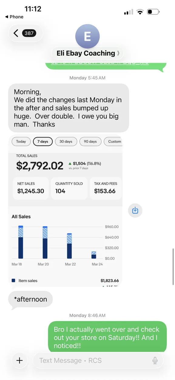 Eli shares sales growth after making changes