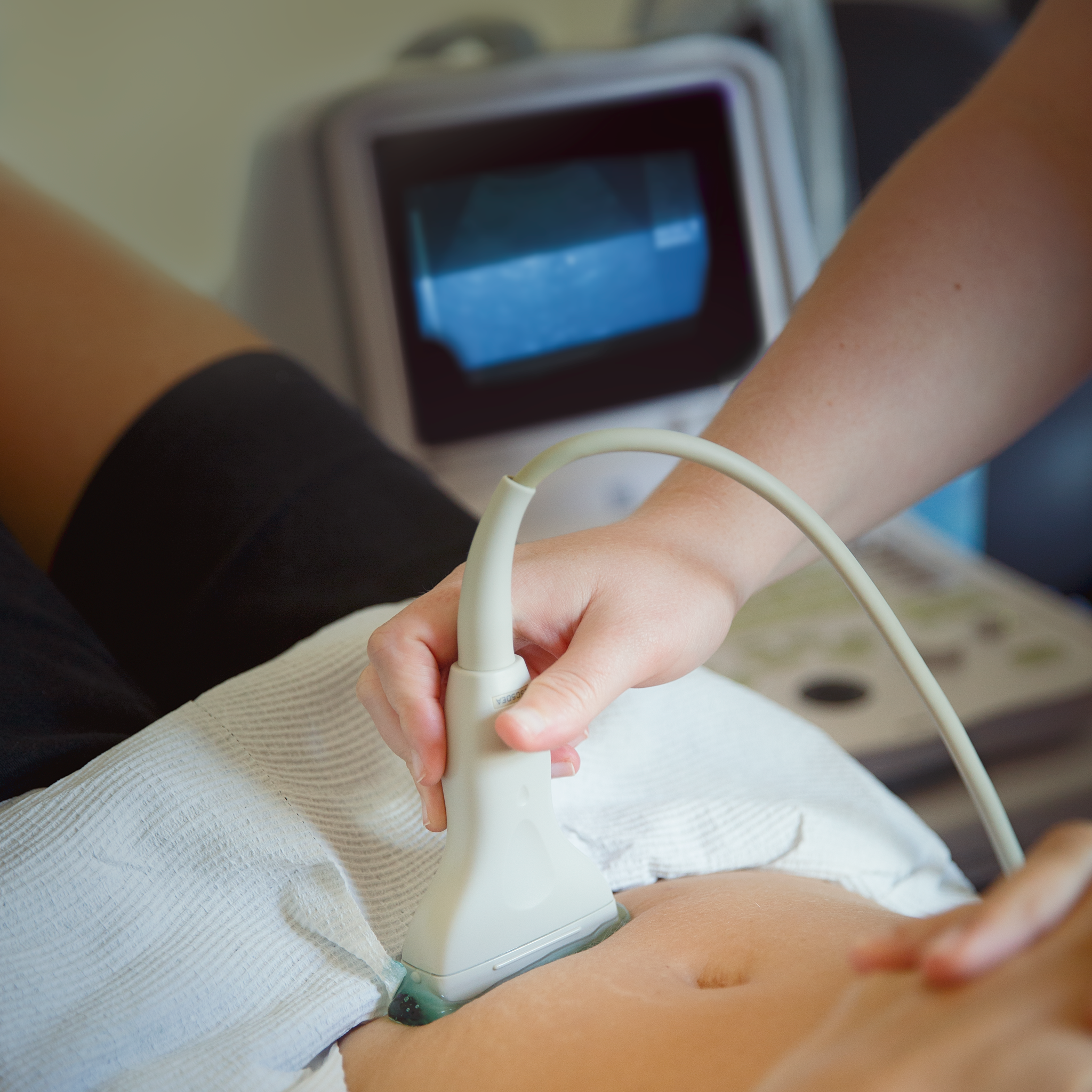 Physio working with client