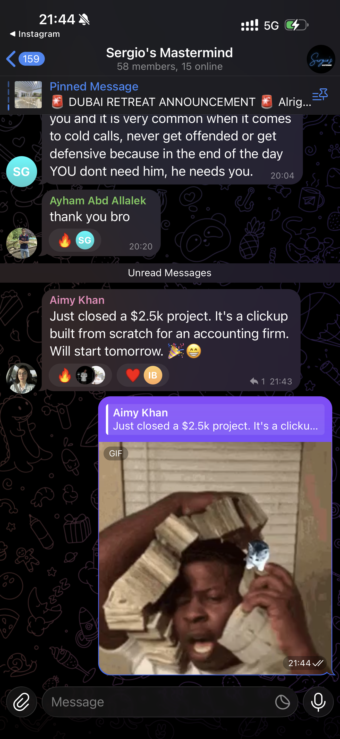 Student win