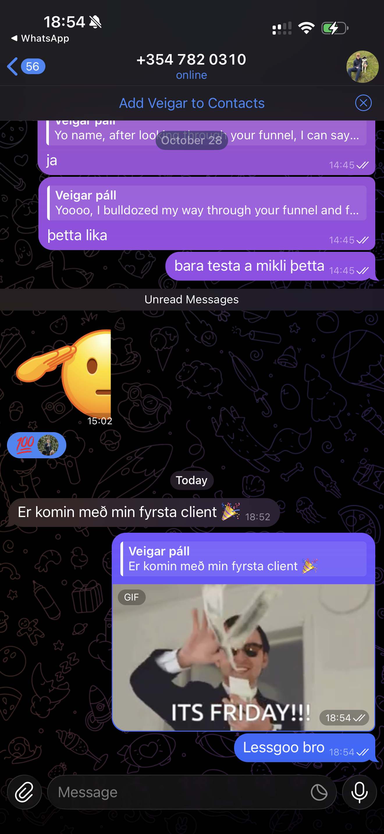 Student win