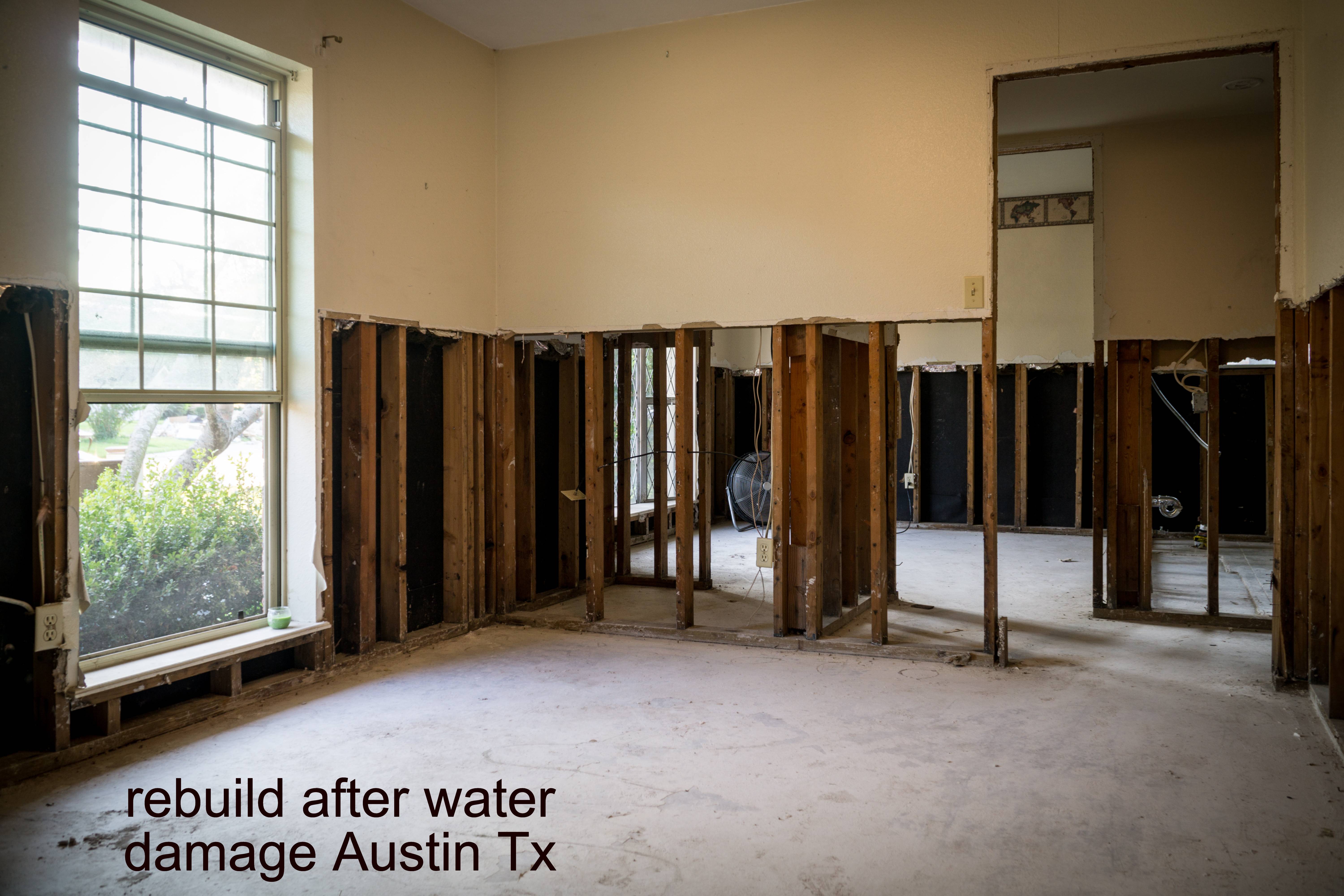 rebuild after water damage San Antonio