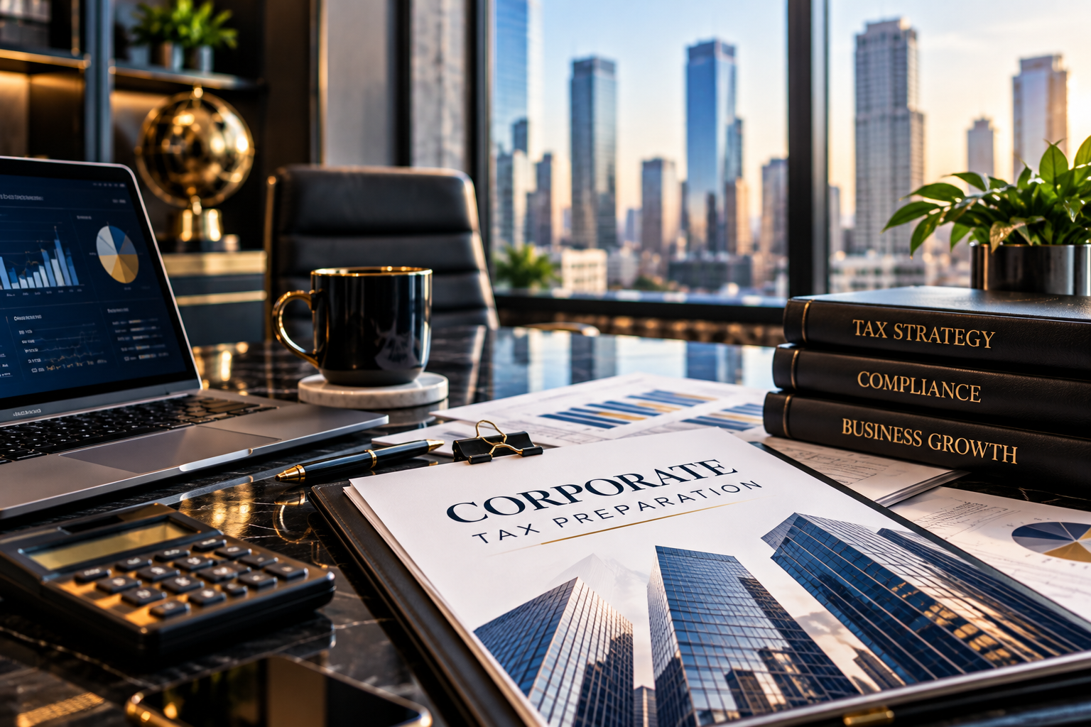 Corporate tax preparation services