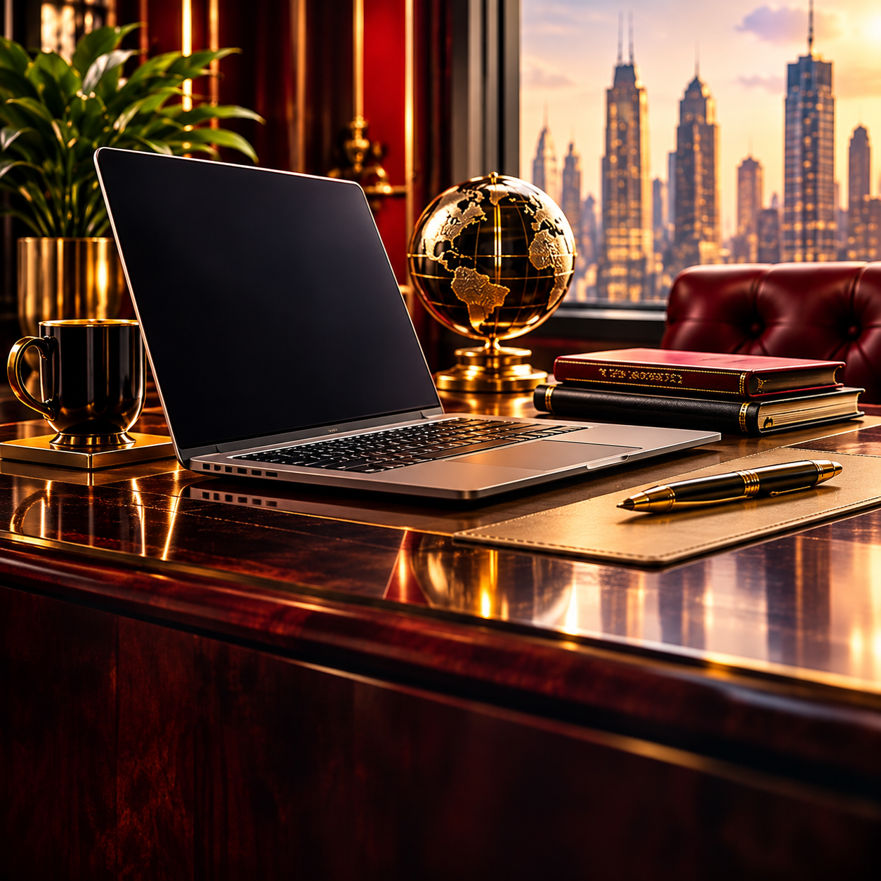 Luxury executive office desk
