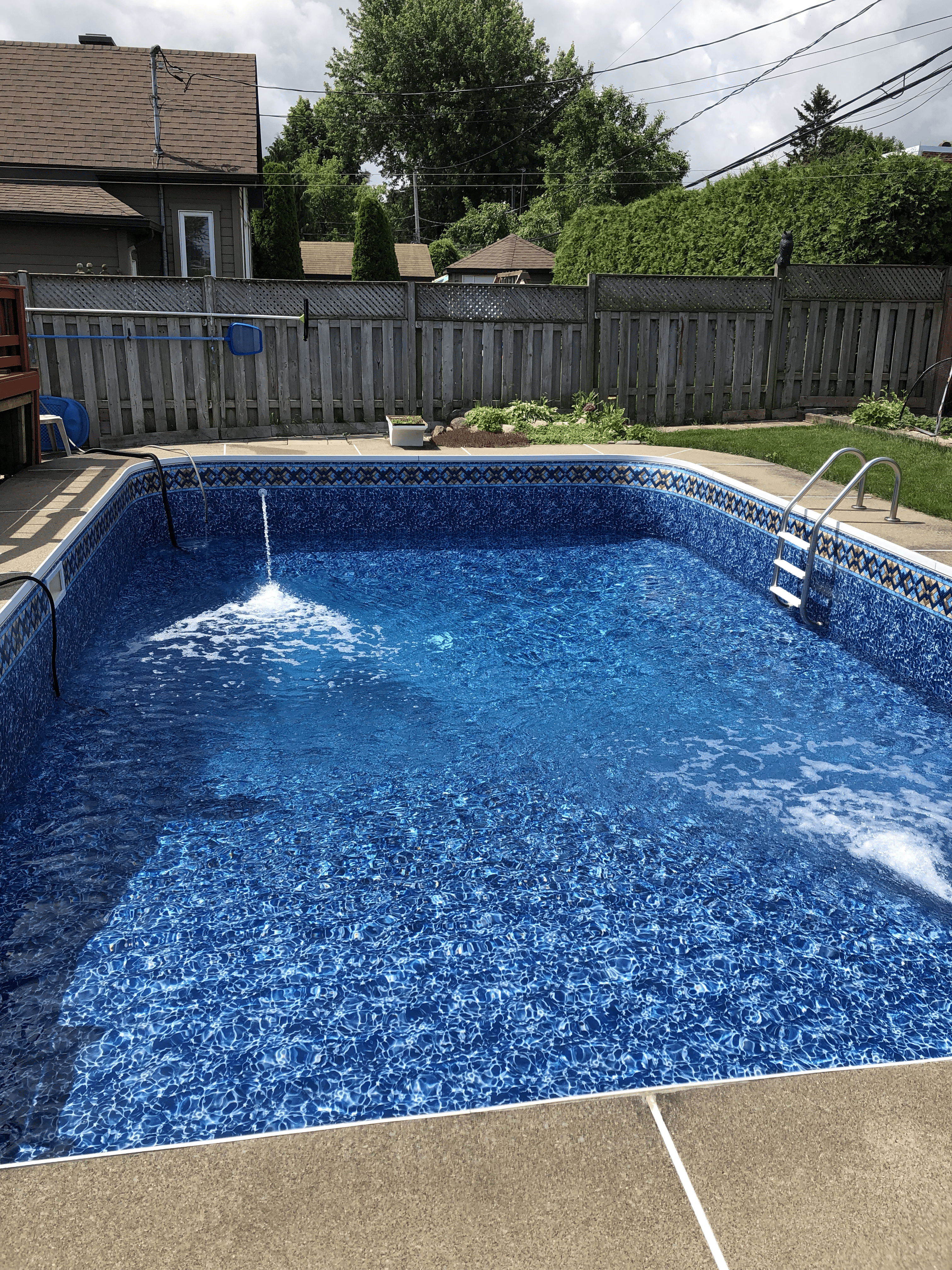 Ouverture de piscine — Caravelle