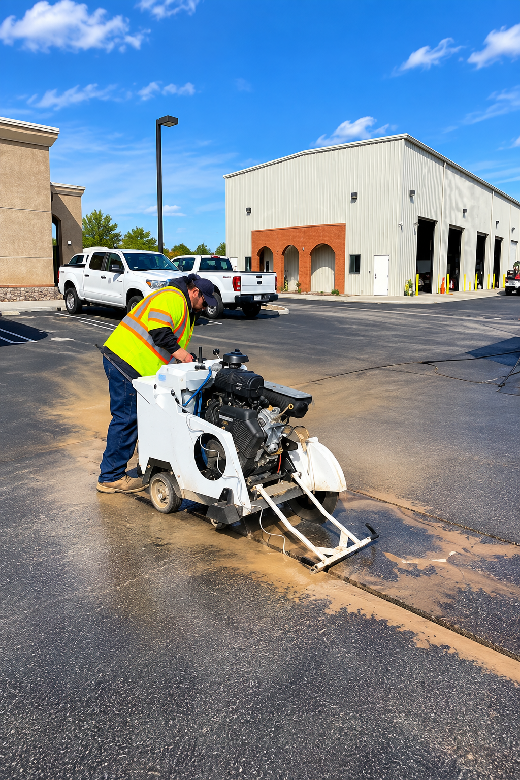 Huntington Parking Lot Paving