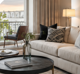 Guest-ready living space