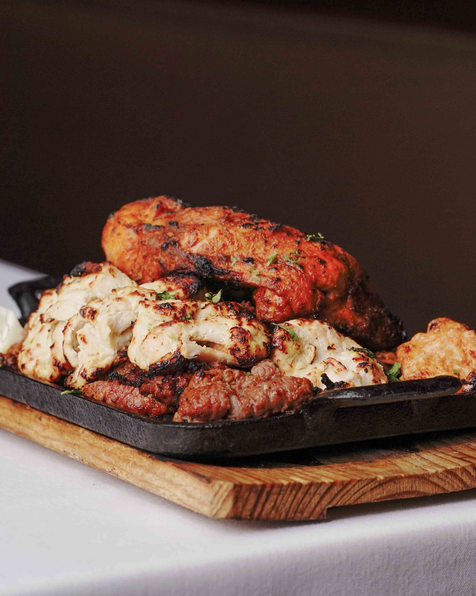 Sizzling Grilled Chicken  Meat Platter