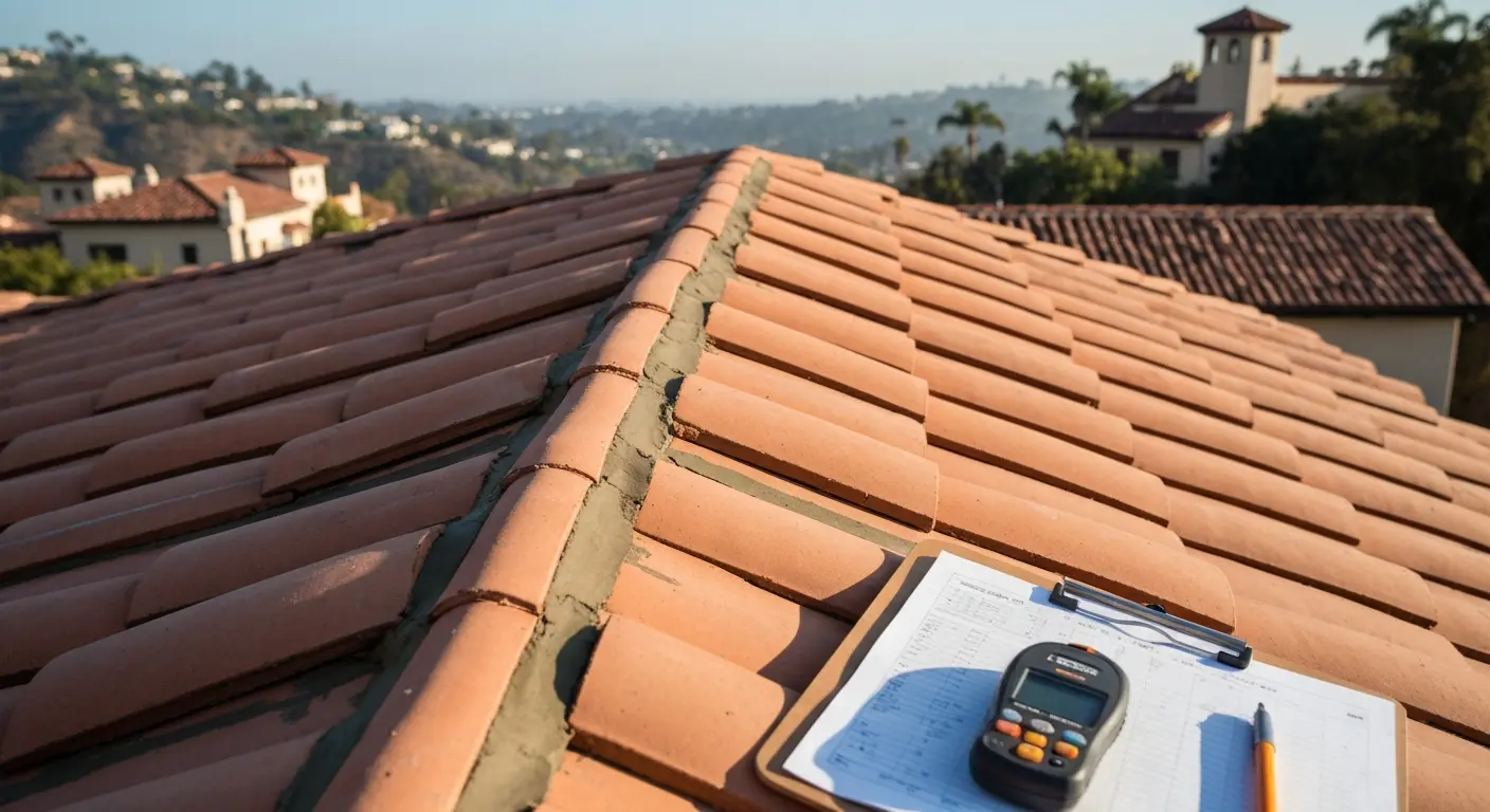 Roof inspection and repair work