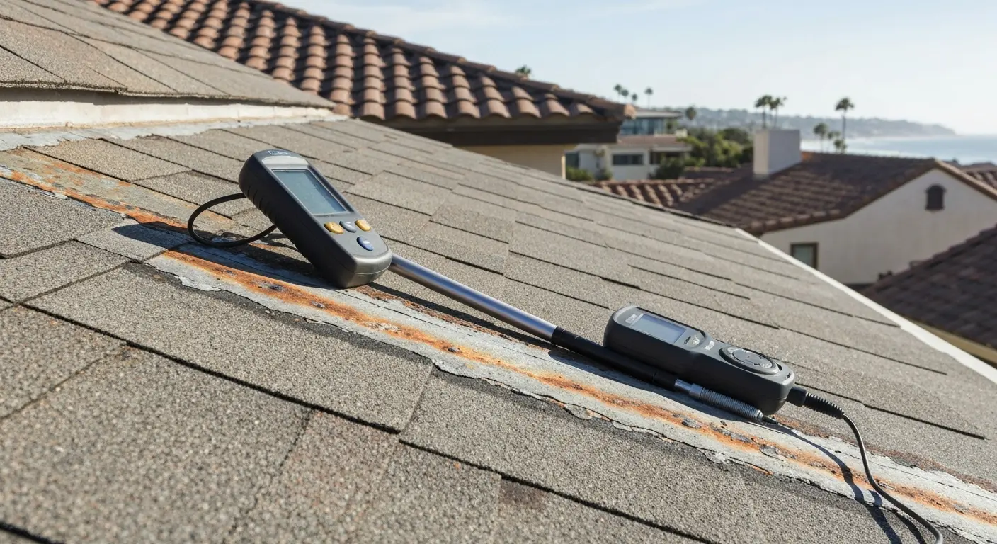 Professional roof inspection in Corona del Mar