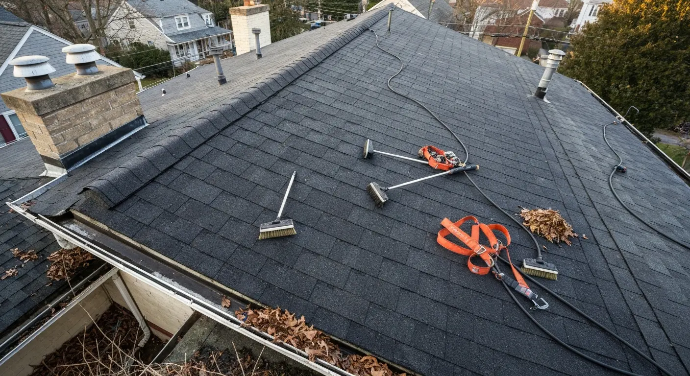 Roof maintenance and cleaning