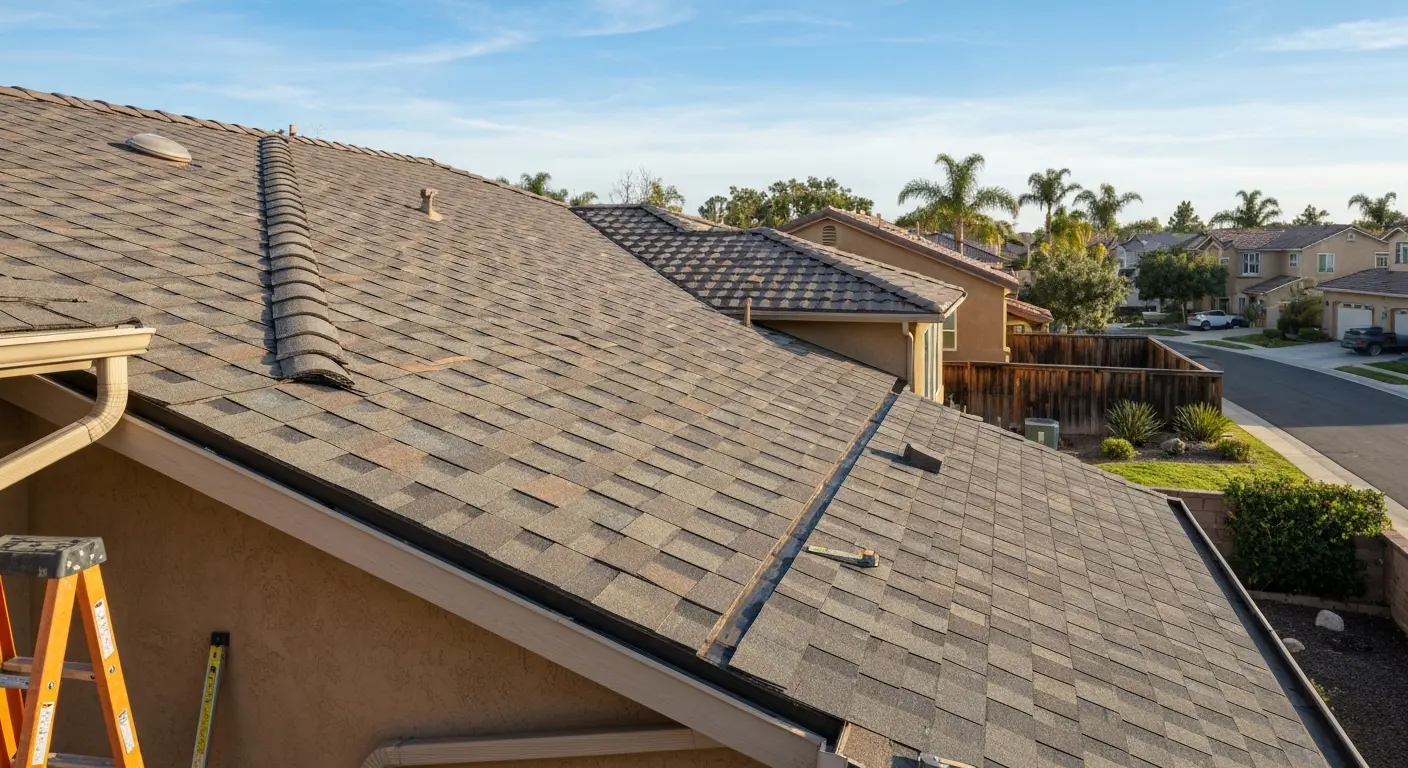 Professional roof installation