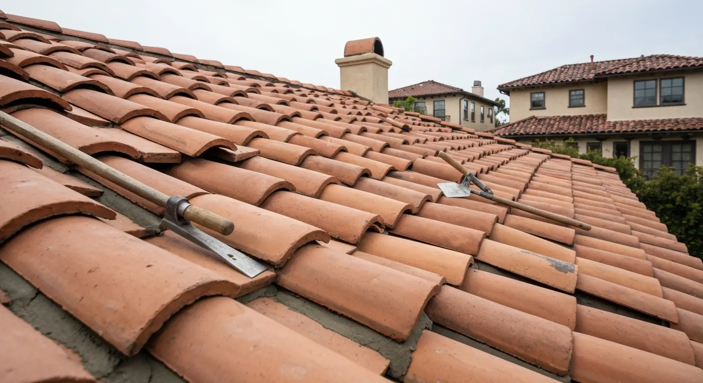 Tile roof repair