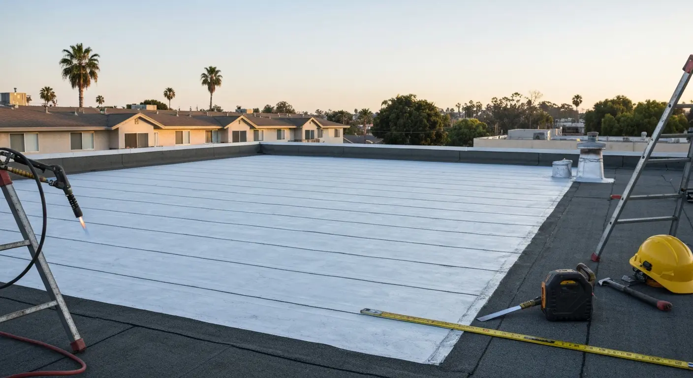 Flat roof repair North Hollywood