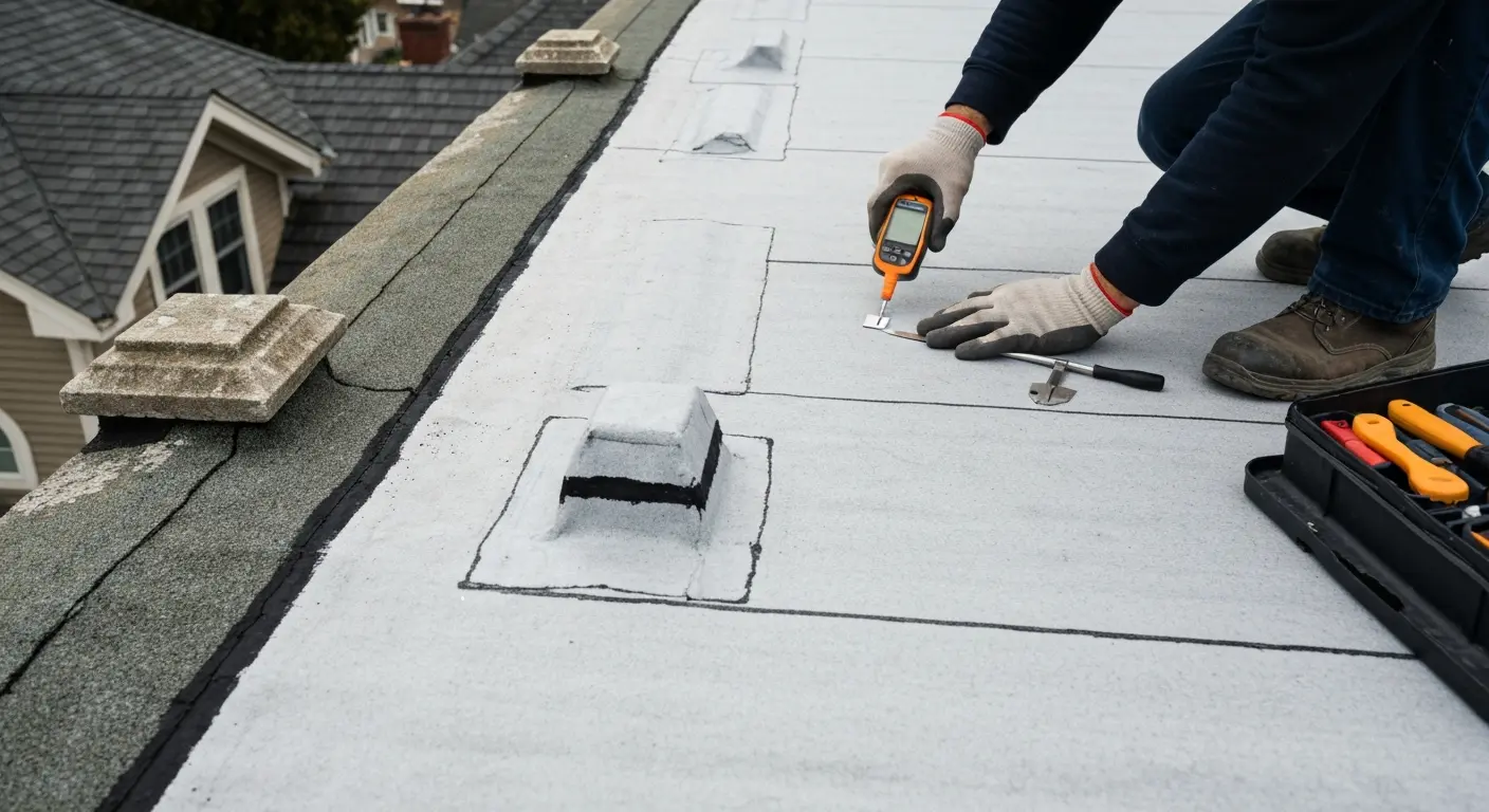Flat roof repair