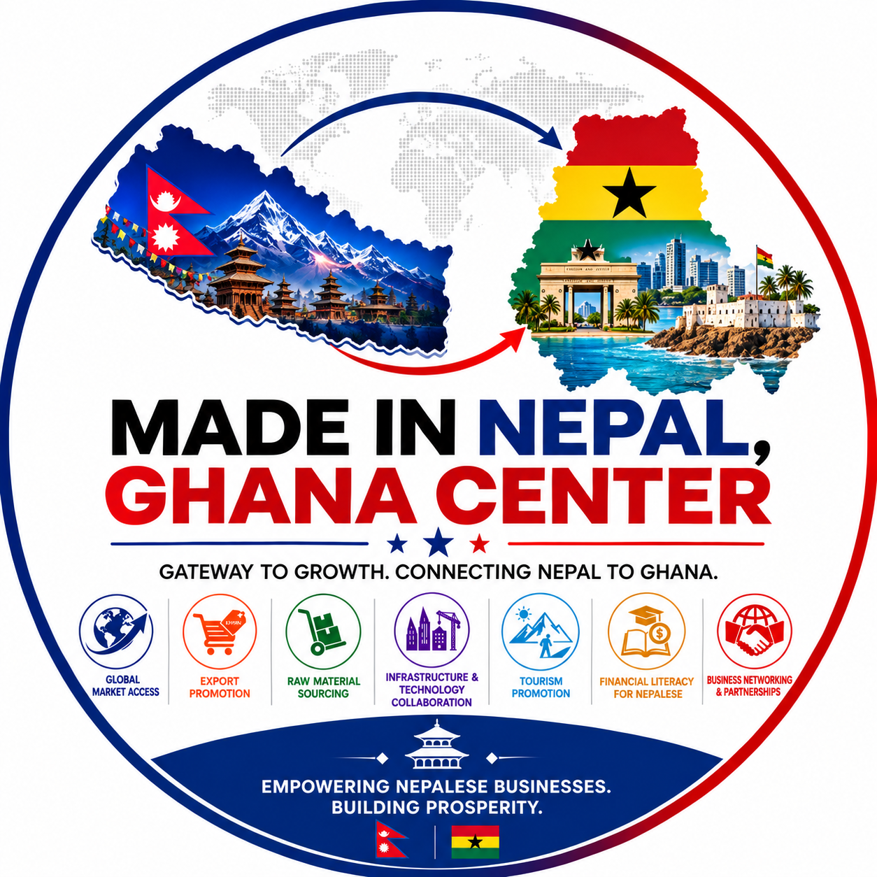 Made in Nepal, Ghana Center logo