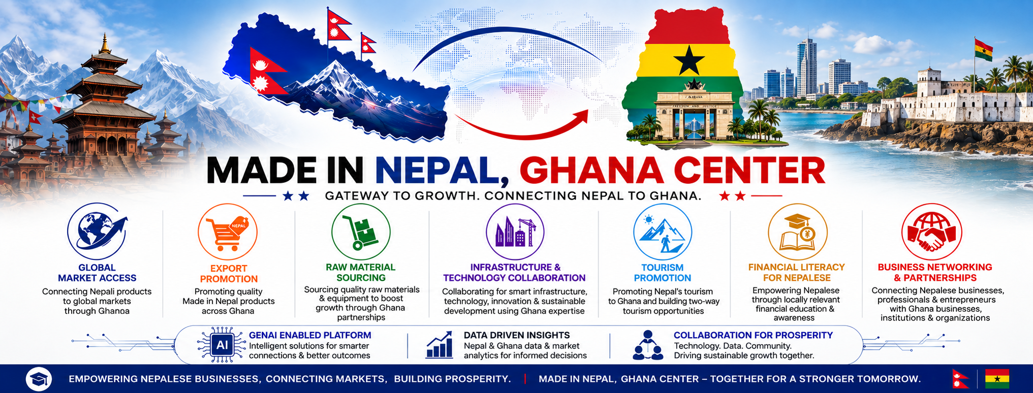 Made in Nepal, Ghana Center cover