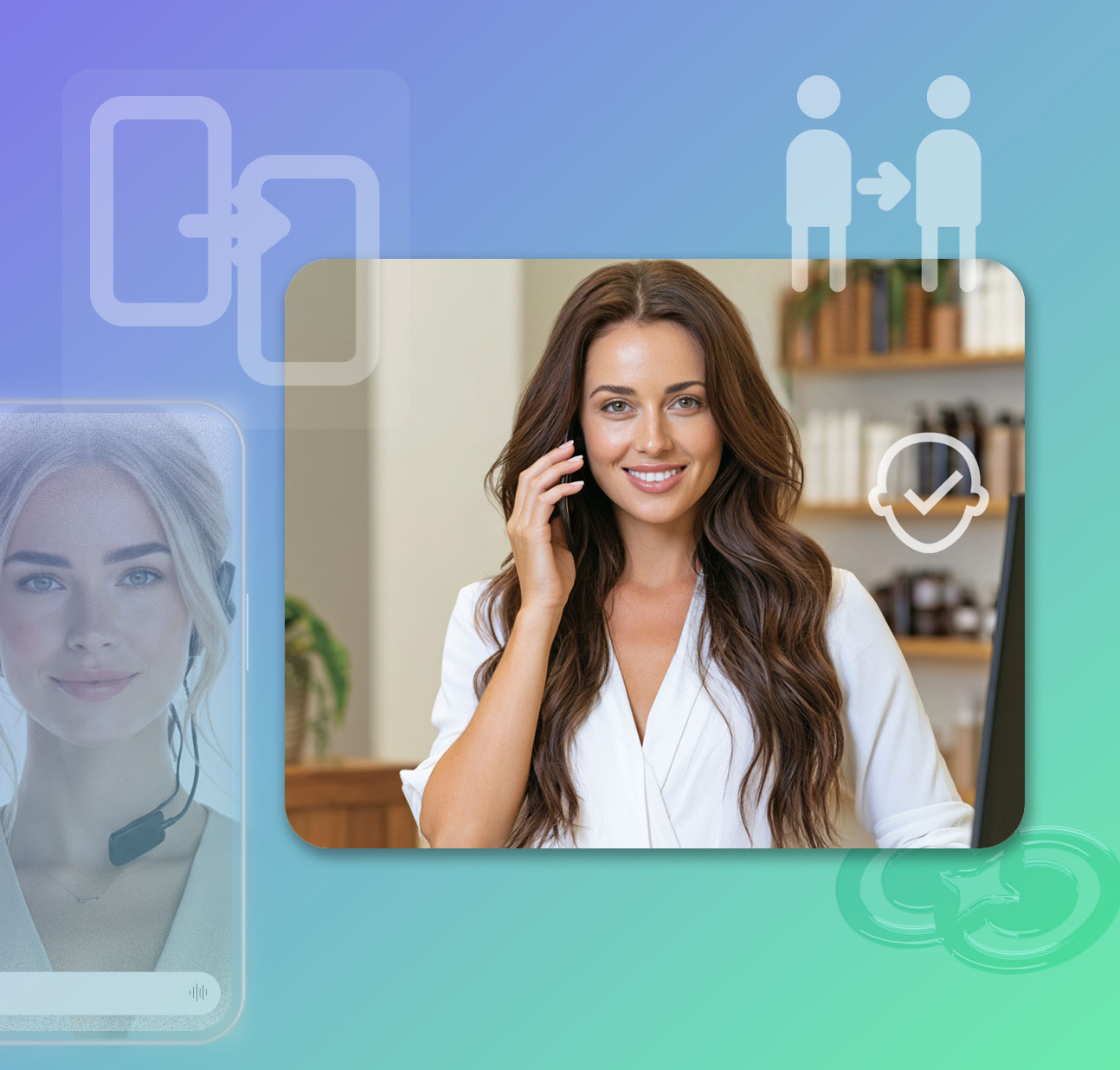 Transfer calls to a human